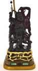 Old Lg Chinese Amber Happy Buddha Figurine Jade Lamp