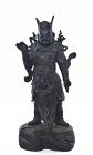16C Chinese Bronze Temple Guardian Figure Figurine