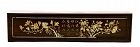 Old Chinese Hardwood Carved Scroll Box Bird Flower Chirography