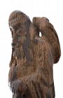 19C Chinese Aloeswood Carved Shoulo God Longevity Figure