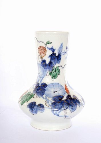 1930's Japanese Imari Arita Studio Vase Genroku Tominaga 富永源六