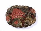 19C Chinese Foochow Foo Chow Fuzhou Fujian Lacquer Floral Box