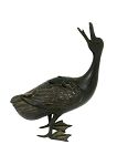18C Chinese Bronze Duck Shaped Censer Incense Burner
