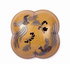 Meiji Japanese Mixed Metal Bronze Censer Koro Phoenix Bird