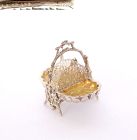 Peter Acquisto Sterling Silver Biscuit Box Artisan Dollhouse Miniature